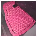 $65 CAR PASS Heavy Duty Rubber Floor Mats & Cargo Liners, Pink