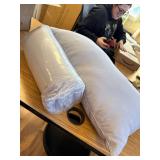 MZOIMZO King Size Bed Pillows, Set 2, Cooling Down-Alt, Light Grey