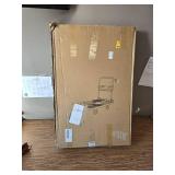 $66 TIDY PALM Foldable Push Cart with 360-Degree Swivel Wheels, 780lb