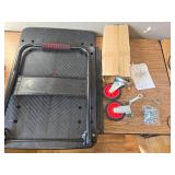 $66 TIDY PALM Foldable Push Cart with 360-Degree Swivel Wheels, 780lb