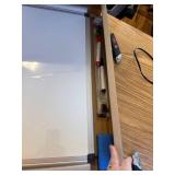 XBoard Magnetic Whiteboard,36x24,Double-Sided,3 Markers,4 Magnets