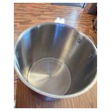 $160 CURTA 50 Qt Stock Pot w/ Lid, 15.7 in Bottom, NSF 3-Ply 18/8 SS