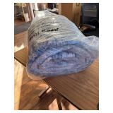 $210 FLYRUGGO Abstract 9x12 Area Rug - Washable, Non-Slip, Teal/Grey