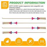 Techecook DC97-16350V Washer Suspension Rods for Samsung WA54R