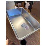 Kirecoo Stainless Steel Cat Litter Box XL - High Sided Non-Stick