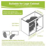 $166 Kinchoix Blind Corner Cabinet Pull-Out Organizer, 26 in, 2-Tier