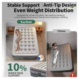 $66 InnoTruth Queen Air Mattress with Built-in Pump, 18" Inflatable