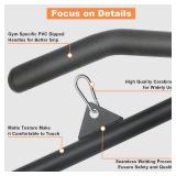 SERTT Lat Pulldown Bar Attachment with Rubber Handle, 39.37in