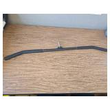 SERTT Lat Pulldown Bar Attachment with Rubber Handle, 39.37in