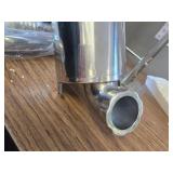 $153 Clivia Stainless Steel Vertical Sausage Stuffer Silver DualSpeed