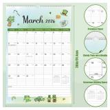 GuassLee Large Wall Calendar 2026, 18-Month Jan 2026 Jun 2027