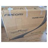 $160 FIREGAS 30-inch Wall Mount Range Hood 450 CFM, Stainless Steel