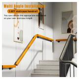 $64 Wood Handrails for Indoor Stairs 4ft Non-Slip Stair Railing Kit