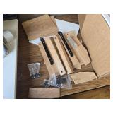 $140 TROJM Nightstand Set of 2, Faux Marble Top Tables with 2 Drawers