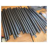 $90 Sakugi Storage Racks 2-Pack, 5-Tier Steel Shelving, Black