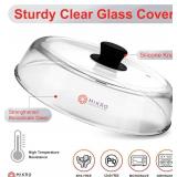 Mikro Innovations 10.5-Inch Glass Microwave Splatter Cover