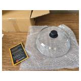 Mikro Innovations 10.5-Inch Glass Microwave Splatter Cover