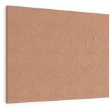 U Brands Cork Canvas Bulletin Board, 24" x 18", Self-Healing