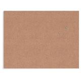 U Brands Cork Canvas Bulletin Board, 24" x 18", Self-Healing
