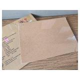 U Brands Cork Canvas Bulletin Board, 24" x 18", Self-Healing