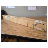 Room Divider Curtain Rod 43-142in, Telescopic Tension Pole, Black