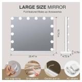 $69 Hollywood Vanity Mirror with 14 LED Bulbs, Adjustable Brightness