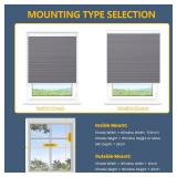 $53 Cellular Shades Cordless Blackout Blinds 34Wx64H SUNFREE