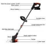 $61 String Trimmer Weed Wacker Lawn Edger with 2 Li-Ion Batteries
