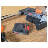 $61 String Trimmer Weed Wacker Lawn Edger with 2 Li-Ion Batteries