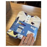Bluey three-piece robe and pajama set size 4