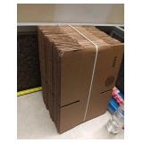 Global Industrial BP3203 Heavy Duty Cardboard Corrugated Boxes - 8 x 6 x 4 in., Kraft - Pack of 25 - Retail: $35