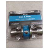 Ultra Security Satin Nickel Bed and Bath Knob Right or Left Handed - Retail: $30