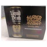 Liquid Death Sparkling Water 16.9 fluid ounces 12 Count Cans - Europe Case