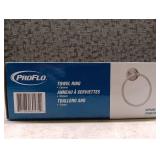 Proflo Pf5851 Hopkins 6-3/8  Wall Mounted Towel Ring - Chrome - Retail: $23