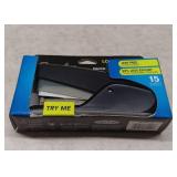 Swingline Stapler, Quick Touch Compact, 15 Sheets, Black, 64525 (black) - Retail: $20