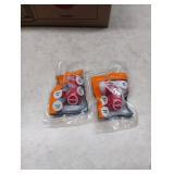 1" Fishing Bobbers/floats Snap-on Red/white lot