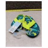 Toddler Size Large 9/10 Cat & Jack Shawn Slip-On Flip Flop Sandals - S10