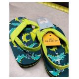Toddler Size Large 9/10 Cat & Jack Shawn Slip-On Flip Flop Sandals - S10