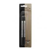 PARKER QUINK Rollerball Pen Ink Refills Medium  Black 2 Count - Lot of 2
