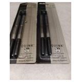 PARKER QUINK Rollerball Pen Ink Refills Medium  Black 2 Count - Lot of 2