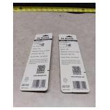 Zebra G-Series Ballpoint Stainless Steel Pen Refill  Fine Point  0.7mm  Black Ink  2-Count - Lot of 2