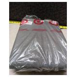 3pc King Microfiber Textured Duvet Cover & Sham Set Dark Gray - Room Essentials - Retail: $35