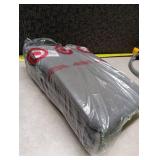 3pc King Microfiber Textured Duvet Cover & Sham Set Dark Gray - Room Essentials - Retail: $35