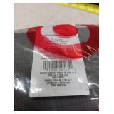 3pc King Microfiber Textured Duvet Cover & Sham Set Dark Gray - Room Essentials - Retail: $35