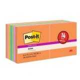 Post-it Super Sticky Notes   Energy Boost  3 in x 3 in  14 Pads - Retail: $50