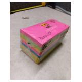 Post-it Super Sticky Notes   Energy Boost  3 in x 3 in  14 Pads - Retail: $50