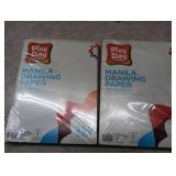 Play Day Manila Drawing Paper 250 Pack Color 9x12 - lot of 2 - Retail: $27
