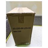 Flash Furniture Mid-Back Black LeatherSoft Swivel Task Office Chair with Arms - Retail: $269