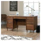 Sauder Clifford Place Executive Desk  Grand Walnut Finish - Retail: $960