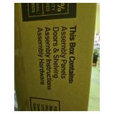 Realspace® Marbury Collection 70"W Hutch, Auburn Brown - Retail: $180